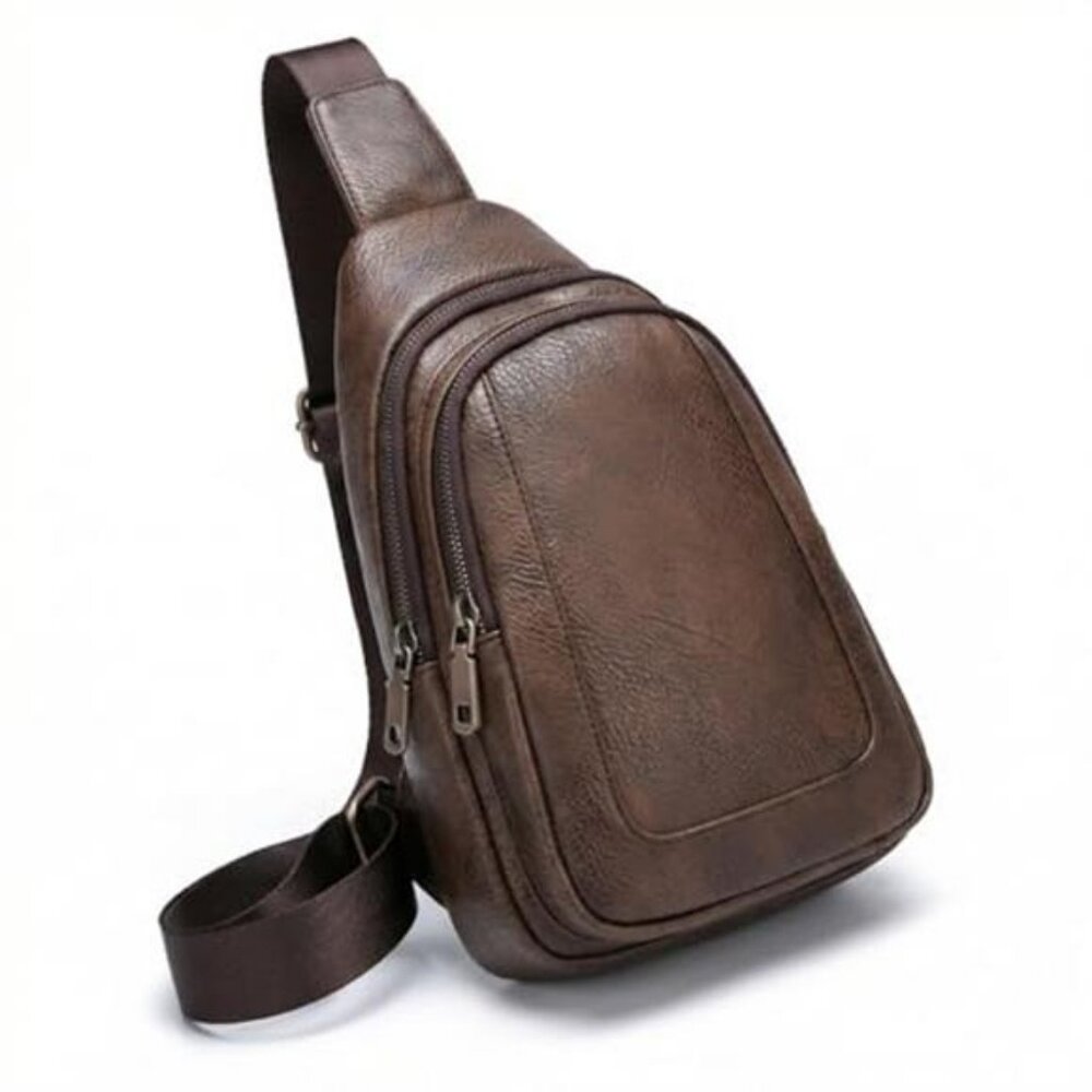 Men's Chest Bag,Sling Crossbody Shoulder Bag,Satchel Pouch Side Crossover